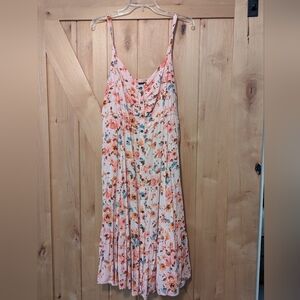 Floral Spaghetti Strap Dress